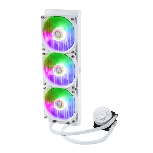 Cooler Master MasterLiquid 360L Core ARGB 360mm CPU Liquid Cooler (White)